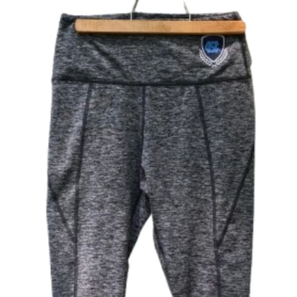 PINK Victoria's Secret Leggings UNC Carolina Collegiate Gray Soft Comfy Medium - Picture 2 of 14